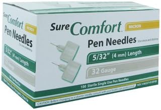 SURECOMFORT PEN NEEDLE 32G X 5/32"