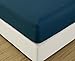 Mellanni Queen Fitted Sheet - Iconic Collection Bedding Sheets with up to 16 inch Deep Pocket - Soft & Cooling - Fade & Stain Resistant - 1 PC (Queen, Navy Blue)
