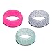 Silicone Wedding Ring, DHCare Wedding Band 9mm Wide (2mm Thick)-3 Ring Pack for Women Flexible Comfort Sport Safety Ring