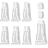 AMORIX 6 Pcs Refillable 5ml Clear Cap Lip Gloss Tubes for Lip Gloss, Travel | Lip Gloss Containers, Lipgloss Tubes, Empty Lip Balm Tubes, Cosmetic Squeeze Tubes, For DIY Lip Gloss Base