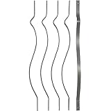 32.25-inch European Facemount Baluster Smooth 5/pack - Bronze