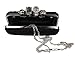 VMATE® Skull Brass Knuckle Punk Design Handle Lace Crochet Cocktail Party Clutch Handbags
