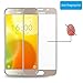 Cyxus [Full Coverage] High Definition 9H Premium Tempered Glass Screen Protector for Samsung Galaxy S6 [Edge to Edge Protection] (Gold)