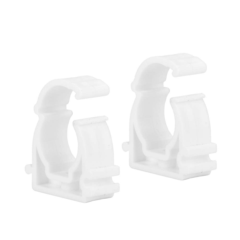 20 Pcs Pipe Clamps for Water Gas PPR Plastic Pipes 16/20/25/32mm Fix Support with Screws Fixed Buckle Hardware