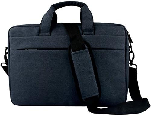 Laptop Shoulder Bag, Multifunctional Computer Briefcase Sleeve Case Cover, Waterproof Polyester Messenger Bags, Stylish Handbag for Men and Women (Navy Blue)