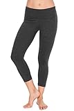 90 Degree By Reflex – Power Flex Yoga Capri – Cationic Heather Activewear Pants