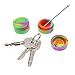 2-5ml Silicone Wax Container and Tools Container Jars Stainless Steel Wax discrete Tin With Extra Carrying Case (Rainbow)
