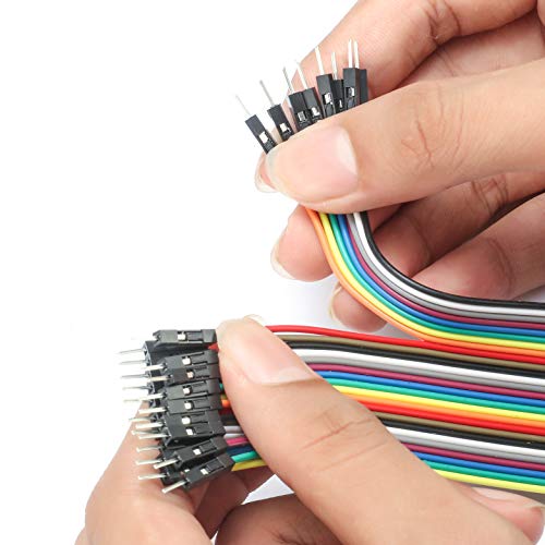 DEYUE 3 Set Standard Jumper Wires Plus 3 Set of Solderless Prototype Breadboard 830 tie Points Breadboard | 3 Set of M/F, M/M, F/F - Each 40pin Electronic Jumpers Wire - Thumbnail 3