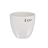 uxcell Porcelain Crucible Cup 100ml for Foundry