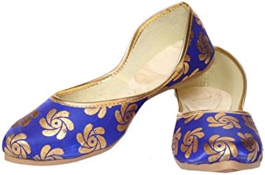 Menter Women Rajasthani Handmade Lightweight Ethnic Casual Belly/Jutti/Mojri