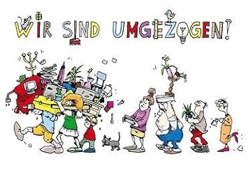 Wir Sind Umgezogen Karte | Karte