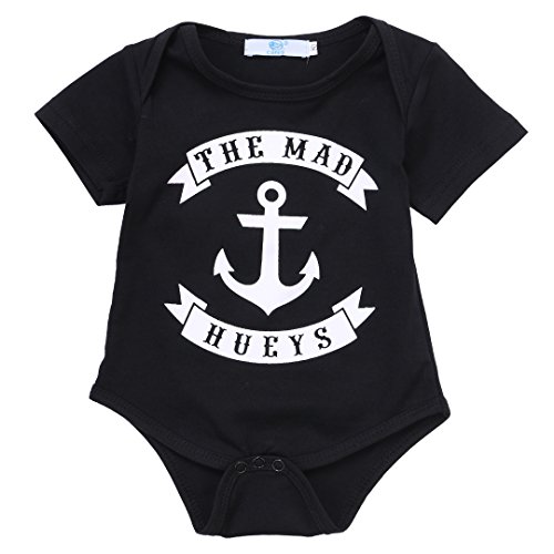 Toddler Baby Boy Kids One Piece Anchor Clothes Romper Jumpsuit Outfits Sets