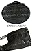 8 AM. Thai Tribal Hmong Boho Striped Ethnic Cotton Boho Sling Crossbody Bag Shoulder Bag Thai Pattern Bag Thai Top Zip Handmade Asia Bag (Stripe Black)