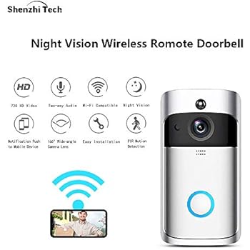 Amazon.com: Wireless Doorbell Camera Video Doorbell 720P