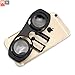 Virtual Reality Goggles Goggle Tech C1-Glass 3D Glasses for 3D Images & Videos on Android & iOS Smartphones (Black V2)