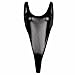 FEESHOW Women's Metallic One Piece High Cut Swimsuit Bodysuit Bikini Thongs Leotard Tops