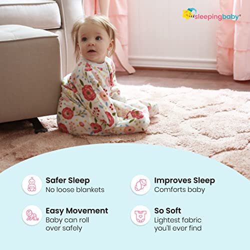 SleepingBaby ZipadeeZip Swaddle Transition Baby Swaddle Blanket with