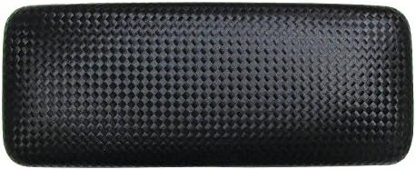 Hard Shell Eyeglass Case For Men, Medium To Large Glasses Case In Diamond Weave