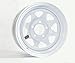 Taskmaster WHITE SPOKE WHEEL Painted Finish (14 x 6. inches /5 x 4 inches, 0 mm Offset)