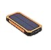 Solar Chargers 30,000mAh, Dualpow Portable Dual USB Solar Battery Charger External Battery Pack Phone Charger Power Bank with Flashlight for Smartphones Tablet Camera (0RANGE)