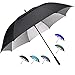 G4Free 68 inch Oversize Windproof Automatic Open Golf umbrella Double Canopy Vented Waterproof Large UV Sun Protection Stick Umbrellas (Black)