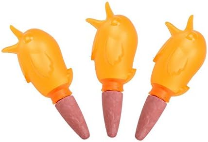 Bird Automatic Plant Water Garden House Plant Self Watering System Devices Drip Irrigation Stakes Holiday Vacation (3, orange)