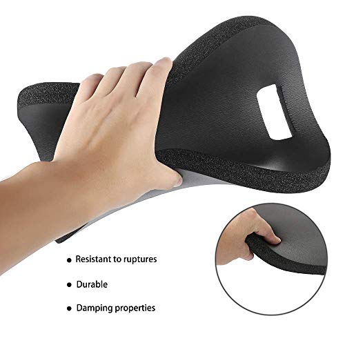 Alapaste 2 Pack Sport Cushion Memory Foam Luxury Seat Cushion Sporting Event Seat Pad Comfortable Sitting Pad Yoga Kneeler Mat with Carry Handle for Boat Stadiums Bleachers Chairs Seat - Thumbnail 4