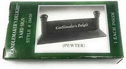 Pewter Vitreville Candlemaker's Delight Yard Sign