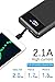 20000mAh Portable Phone Charger,Portable Charger Power Bank External Battery Pack Built-in Cable with LCD Digital Display 5V 2.1A Fast Charger USB Type C Port for Smart Phones,Android Phone,Tablet