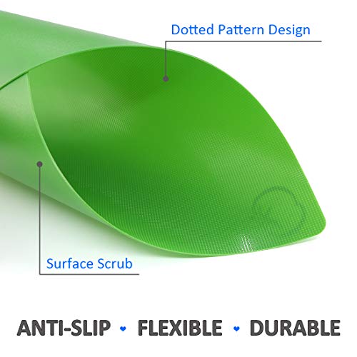 image for GROWNEER 6-Pack Extra Thick Flexible Plastic Cutting Board Mats 15''×