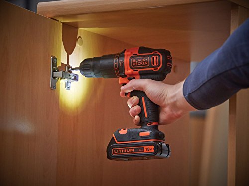 BlackDecker-BDCHD18KB-QW-Taladro-Percutor-sin-accesorios-18-W-18-V-Negro-Naranja-10-mm