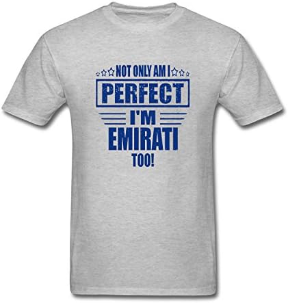 WJINX Men's Not Only Am I Perfect I'm Emirati Too T-Shirt