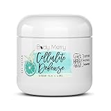 Body Merry Green Tea & Lime Cellulite Cream - Anti Cellulite Body Treatment for Firming & Toning w/Natural Caffeine + Organic Cocoa Butter + Retinol To Smooth + Tighten Your Legs, Arms + Thighs