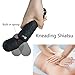 CNHIDEE Personal Massager Cordless Therapeutic Convenient Travel Size 20x Powerful speeds USB Rechargeable Muscle Aches Sports Recovery Stress Relief Back Neck Head arm Foot (Black)