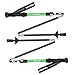 Terra Hiker Hiking Sticks Adjustable Trekking Poles, Collapsible Lightweight Hiking Poles with Lever Lock and Carry Sack for Camping, Hiking