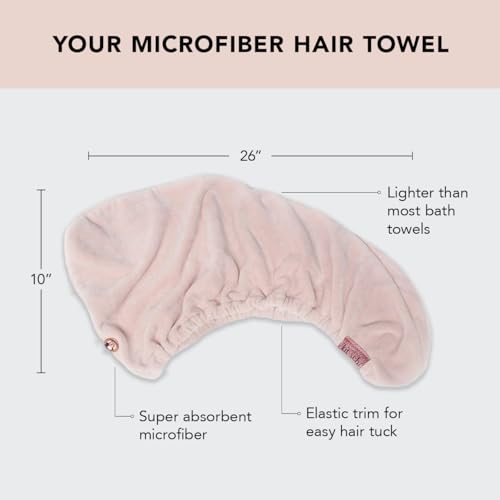 Kitsch Microfiber Hair Towel Wrap for Women Quick Dry Towel