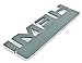 2PCs zorratin Black HEMI 5.7 LITER Chrome 3D Side Pillar Door Fender Trunk Emblem Badge Plate Decal with Sticker Set for Dodge Charger Ram 1500 Challenger Jeep Grand Cherokee