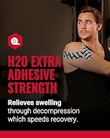 RockTape Unisex RockTape 3 Extra Sticky H2O Black Logo Tape 5cm Wide UK view 2