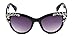 Eason Eyewear Women's Decorated Cat Eye Sunglasses