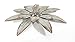 Everydecor Galvanized Metal Flower with Rustic Details
