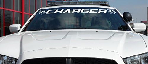 Dodge Charger front Windshield Sticker Decal for Windows Car Truck - by Sticker Like.