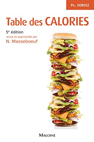 Table des calories by Philippe Dorosz, Nathalie Masseboeuf