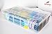 Washi Tape Storage Box by Tanpopo Art | Clear Box Organizer with Adjustable Compartments [Box only, Tapes not Included]