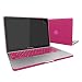 Slickblue (TM) Macbook-Pro-13" (A1278) Rubberized Hard Case With Keyboard Skin & Screen Protector - Hot Pink