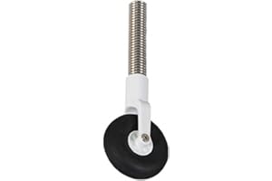 DKNTZO FMS Ranger 1220mm RC Airplane Model Plane Spare Part, Front Landing Gear Set with Shock Absorption Function, Black, Polycarbonate (PC), 1 Count