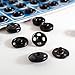 Small Metal Snap On Fasteners Press Button Stud Sewing Scrapbook DIY Decor - White 20Pcs 14MM qsbai
