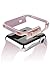 X-Doria 38mm Apple Watch Case (Defense Edge) Premium Aluminum and TPU Bumper Frame (Rose Gold & Lavender)