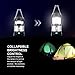 Rechargeable Camping Lantern , Etekcity Upgraded LED lantern with Magnetic Base, 4400mah USB Power Bank (Black)