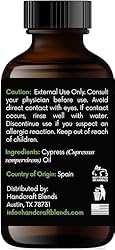 Handcraft Blends Cypress Essential Oil – 1 Fl Oz
