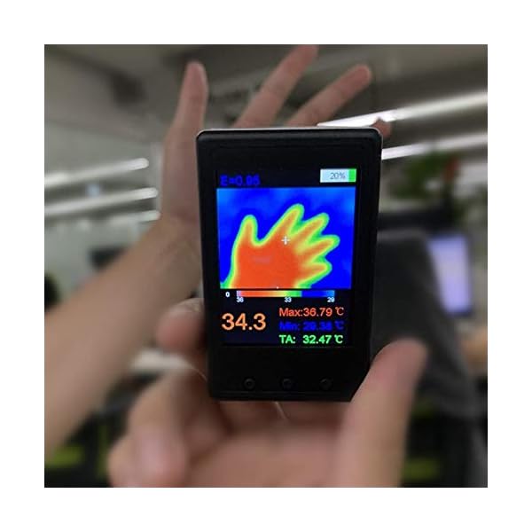 MOMIN Infrarot-Wärmebildkamera Hand Thermographie-Kamera Infrarot-Temperatursensor Digital-Infrarot-Wärmebildkamera… – Bild 7